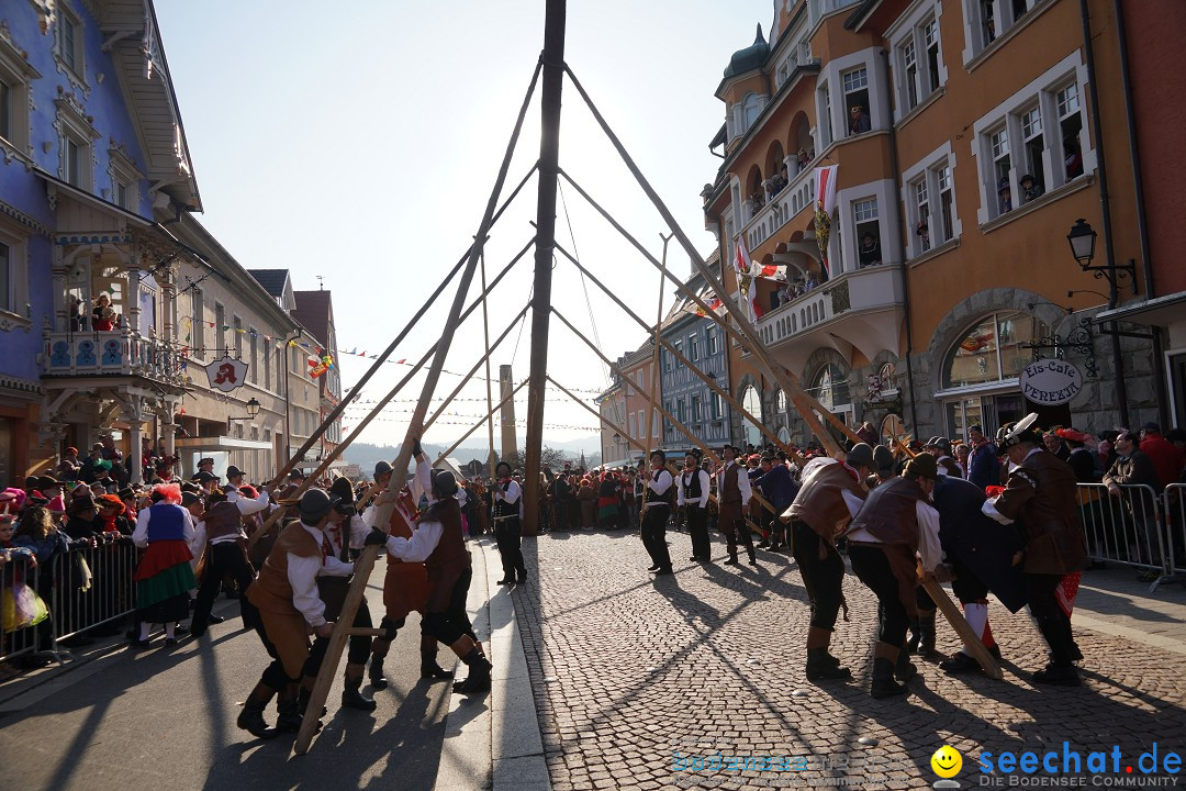 Narrenbaumstellen: Stockach am Bodensee, 28.02.2019