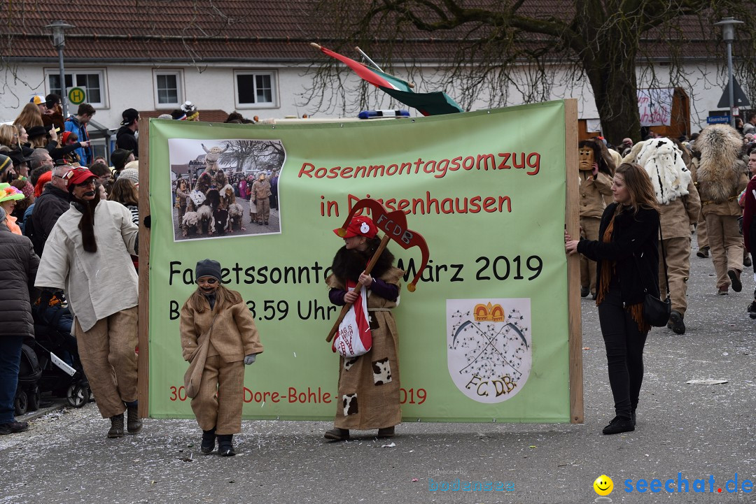 Fasnetsumzug: Zell - Rot an der Rot, 02.03.2019