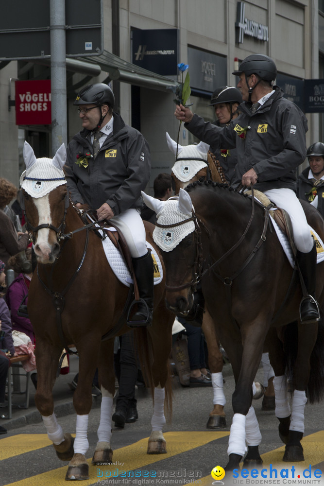 Sechselaeuten Kinderumzug - Fruehlingsfest: Zuerich, 08.04.2019