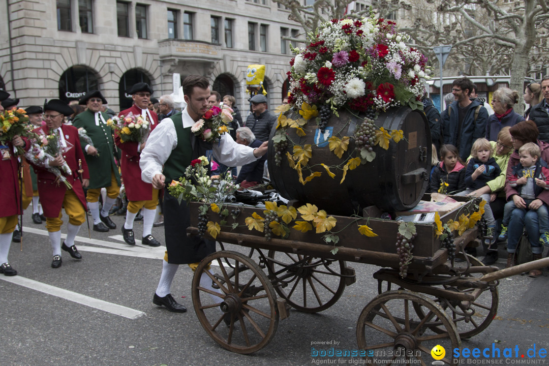 Sechselaeuten Kinderumzug - Fruehlingsfest: Zuerich, 08.04.2019