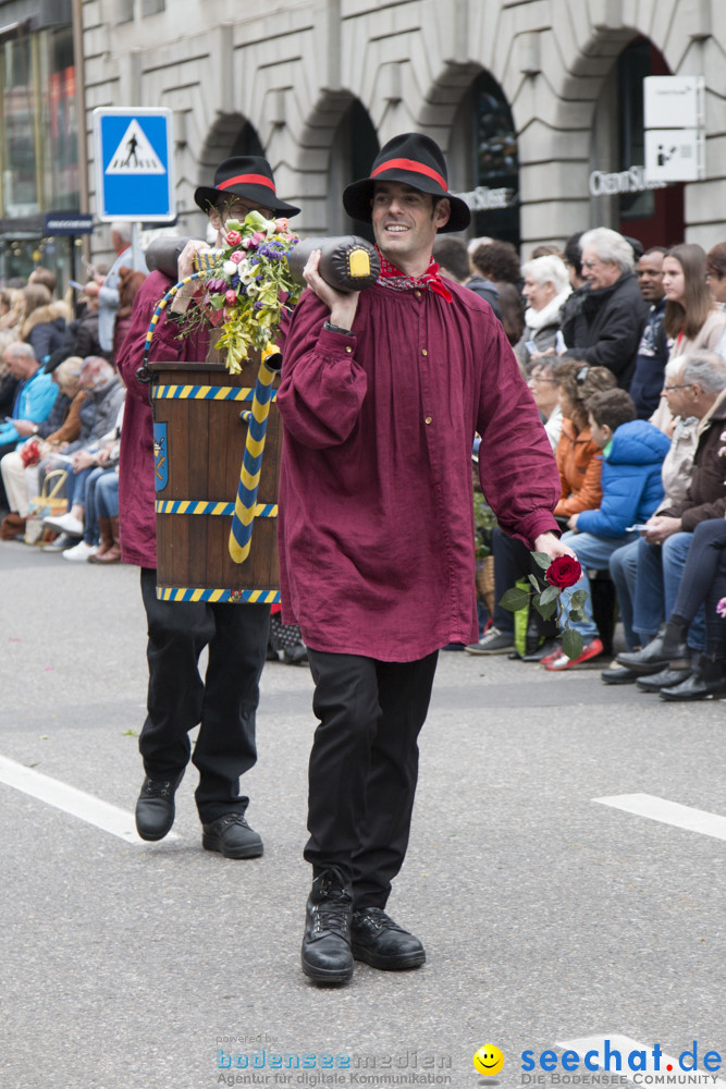 Sechselaeuten Kinderumzug - Fruehlingsfest: Zuerich, 08.04.2019