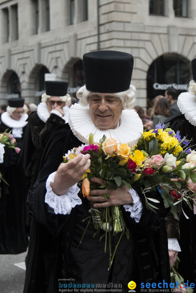 Sechselaeuten Kinderumzug - Fruehlingsfest: Zuerich, 08.04.2019