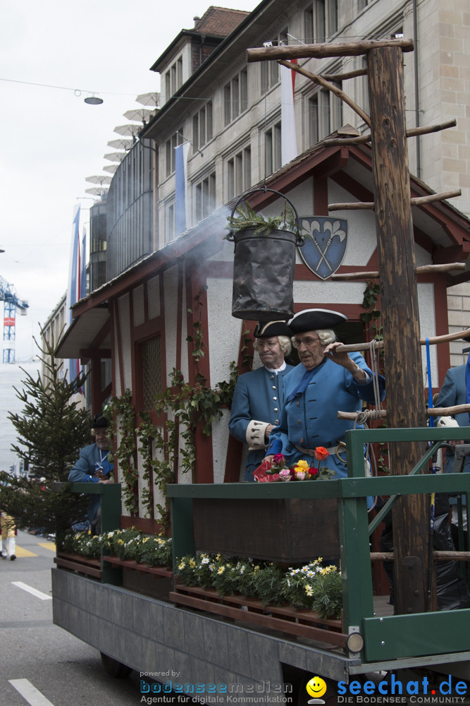 Sechselaeuten Kinderumzug - Fruehlingsfest: Zuerich, 08.04.2019