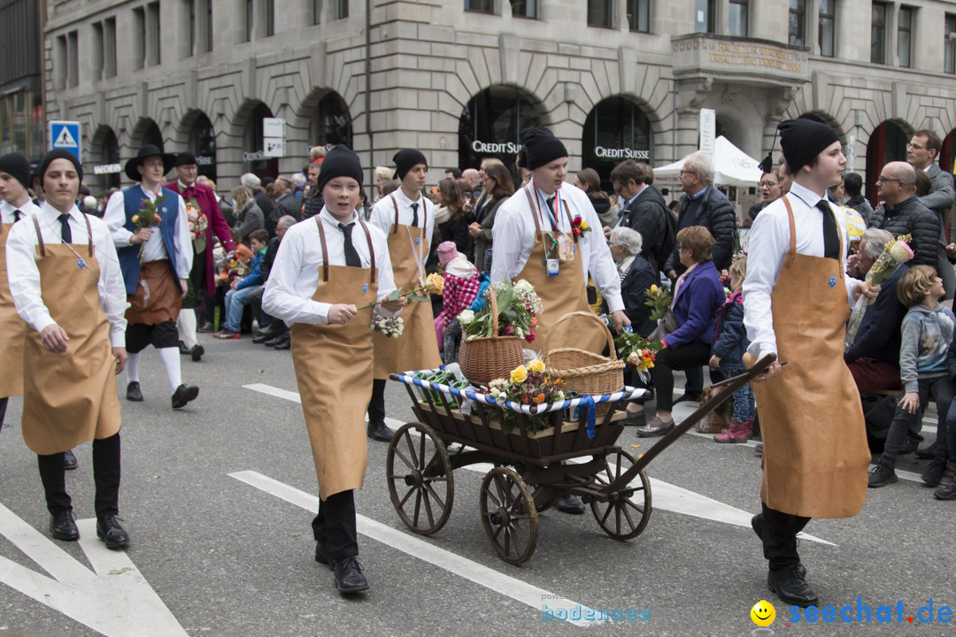 Sechselaeuten Kinderumzug - Fruehlingsfest: Zuerich, 08.04.2019