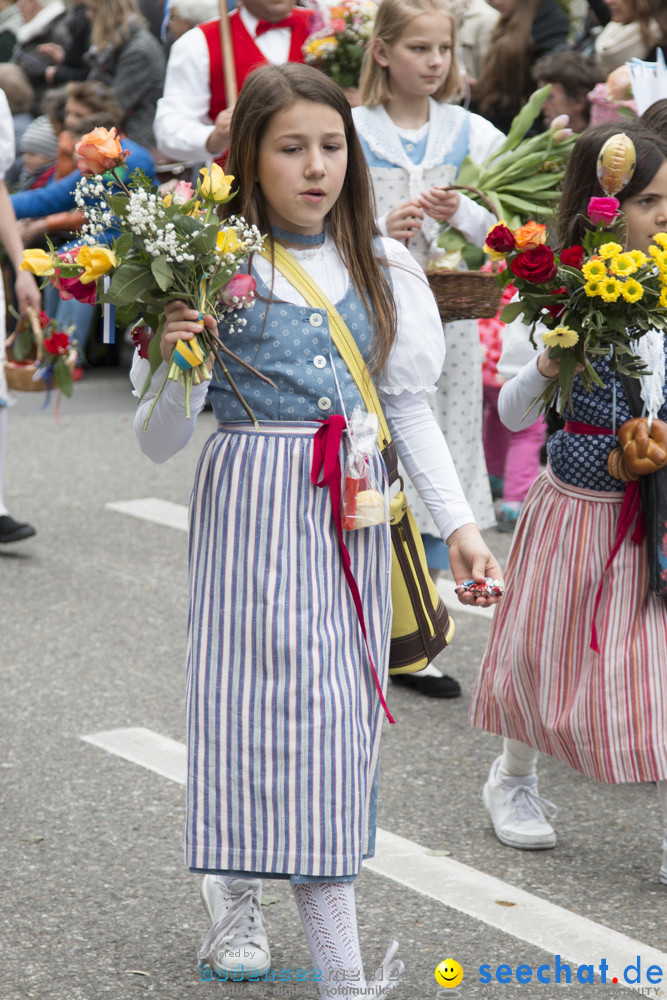 Sechselaeuten Kinderumzug - Fruehlingsfest: Zuerich, 08.04.2019