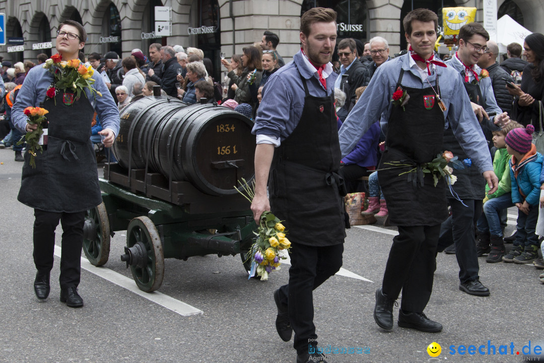 Sechselaeuten Kinderumzug - Fruehlingsfest: Zuerich, 08.04.2019