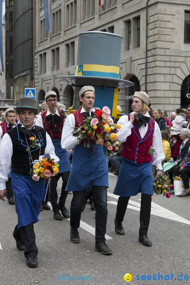 Sechselaeuten Kinderumzug - Fruehlingsfest: Zuerich, 08.04.2019
