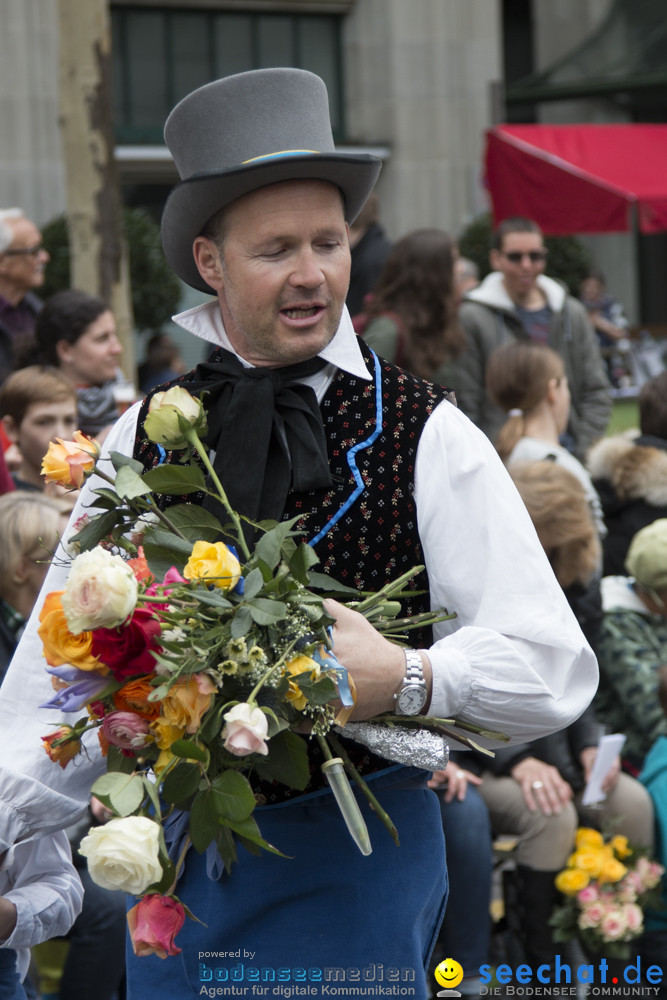 Sechselaeuten Kinderumzug - Fruehlingsfest: Zuerich, 08.04.2019