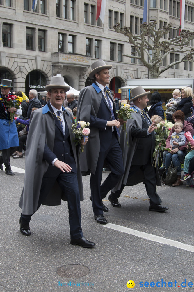 Sechselaeuten Kinderumzug - Fruehlingsfest: Zuerich, 08.04.2019