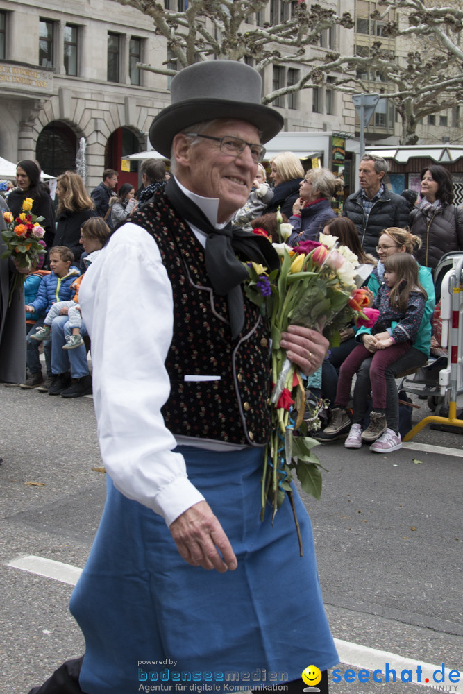 Sechselaeuten Kinderumzug - Fruehlingsfest: Zuerich, 08.04.2019