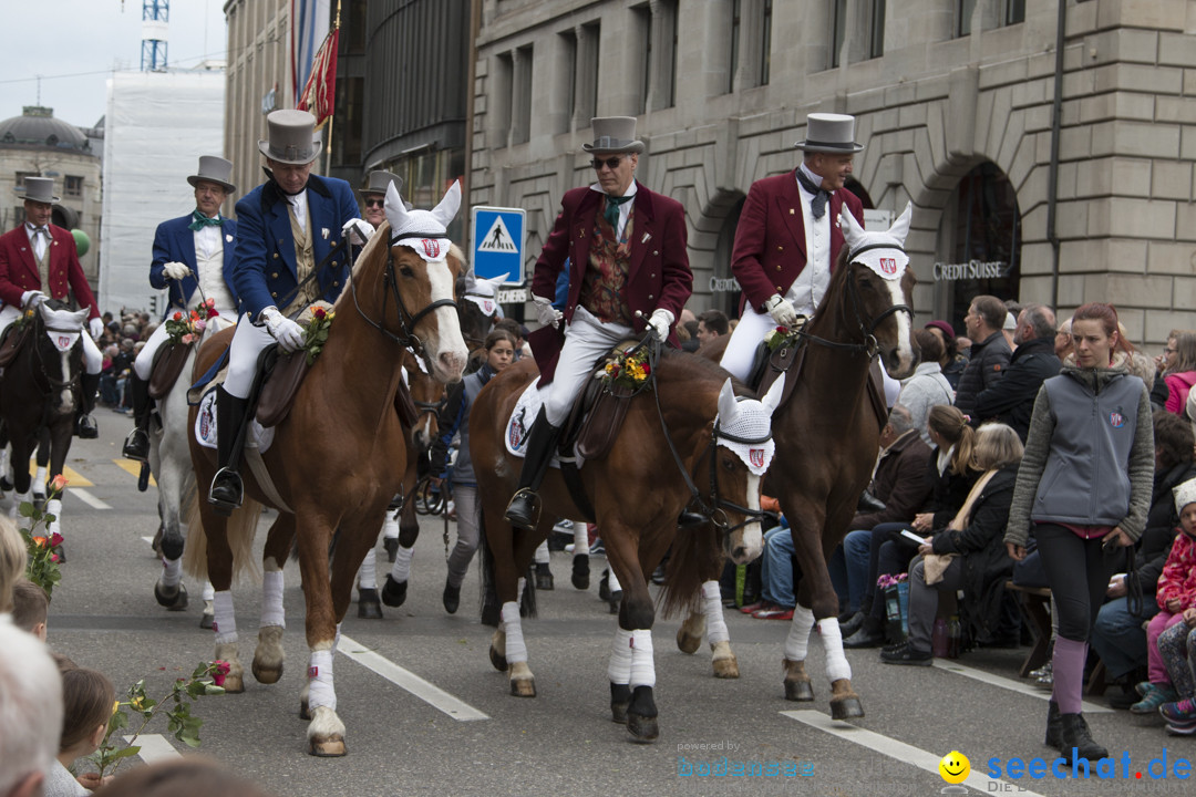 Sechselaeuten Kinderumzug - Fruehlingsfest: Zuerich, 08.04.2019