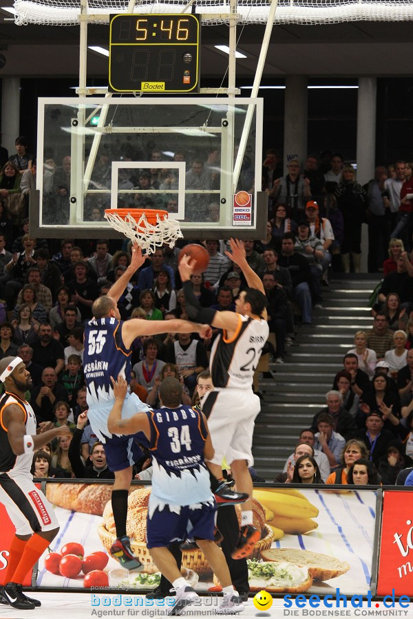 Basketball Bundesliga: ULM - BREMERHAVEN: Ulm, 27.02.2010
