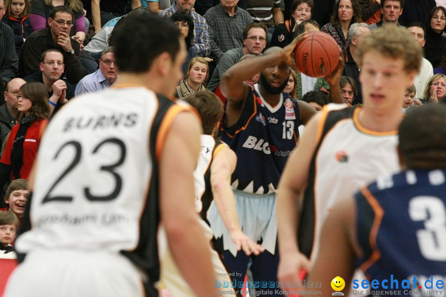 Basketball Bundesliga: ULM - BREMERHAVEN: Ulm, 27.02.2010