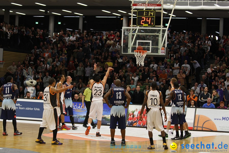 Basketball Bundesliga: ULM - BREMERHAVEN: Ulm, 27.02.2010