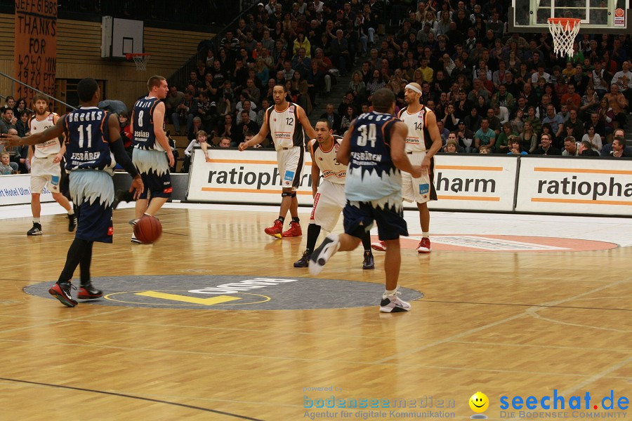 Basketball Bundesliga: ULM - BREMERHAVEN: Ulm, 27.02.2010