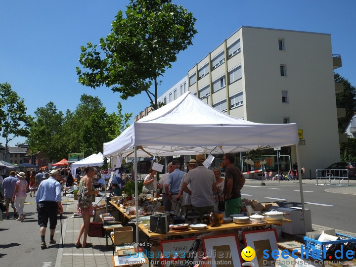 Grenzueberschreitender Hitze-Flohmarkt: Konstanz am Bodensee, 30.06.2019