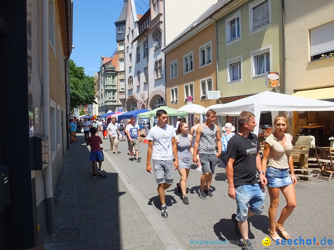 Grenzueberschreitender Hitze-Flohmarkt: Konstanz am Bodensee, 30.06.2019