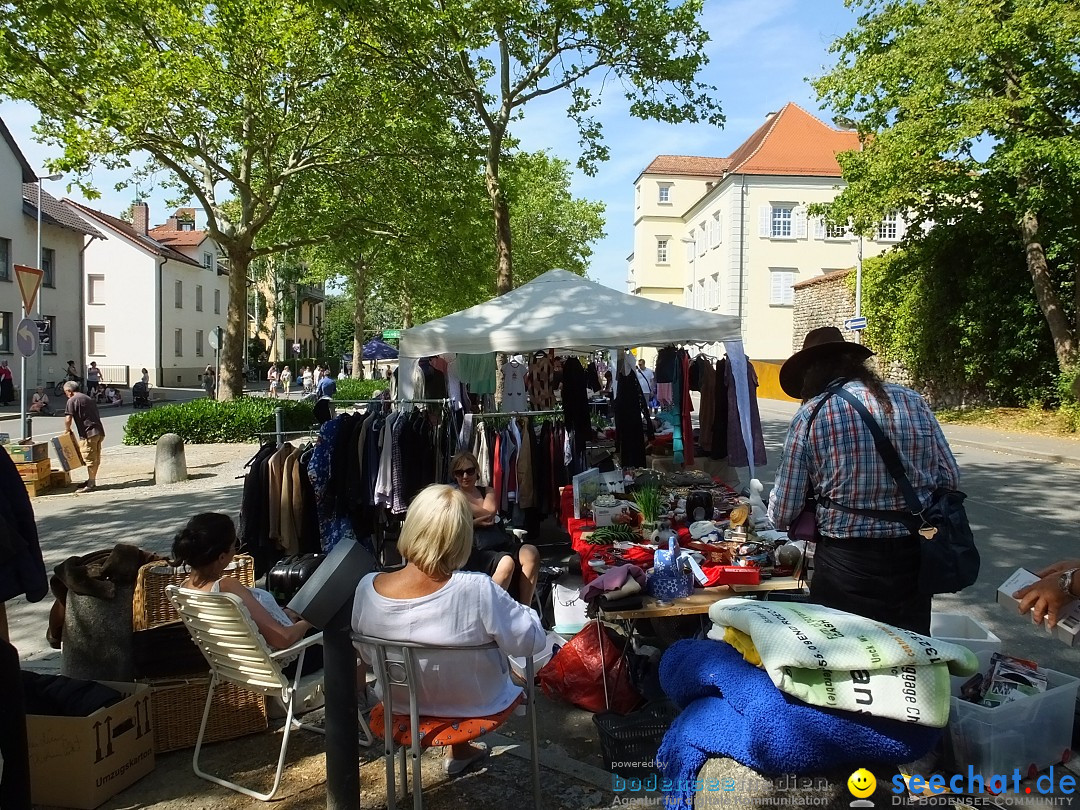 Grenzueberschreitender Hitze-Flohmarkt: Konstanz am Bodensee, 30.06.2019