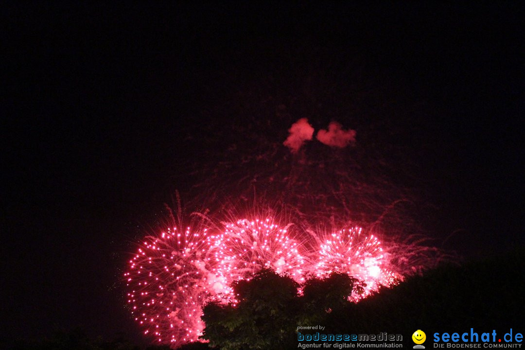 ZUERI FAESCHT mit Drohnen und Feuerwerk: Zuerich, 05.07.2019