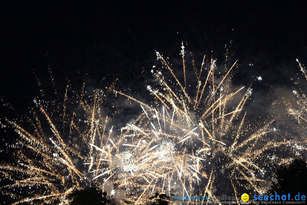 ZUERI FAESCHT mit Drohnen und Feuerwerk: Zuerich, 05.07.2019