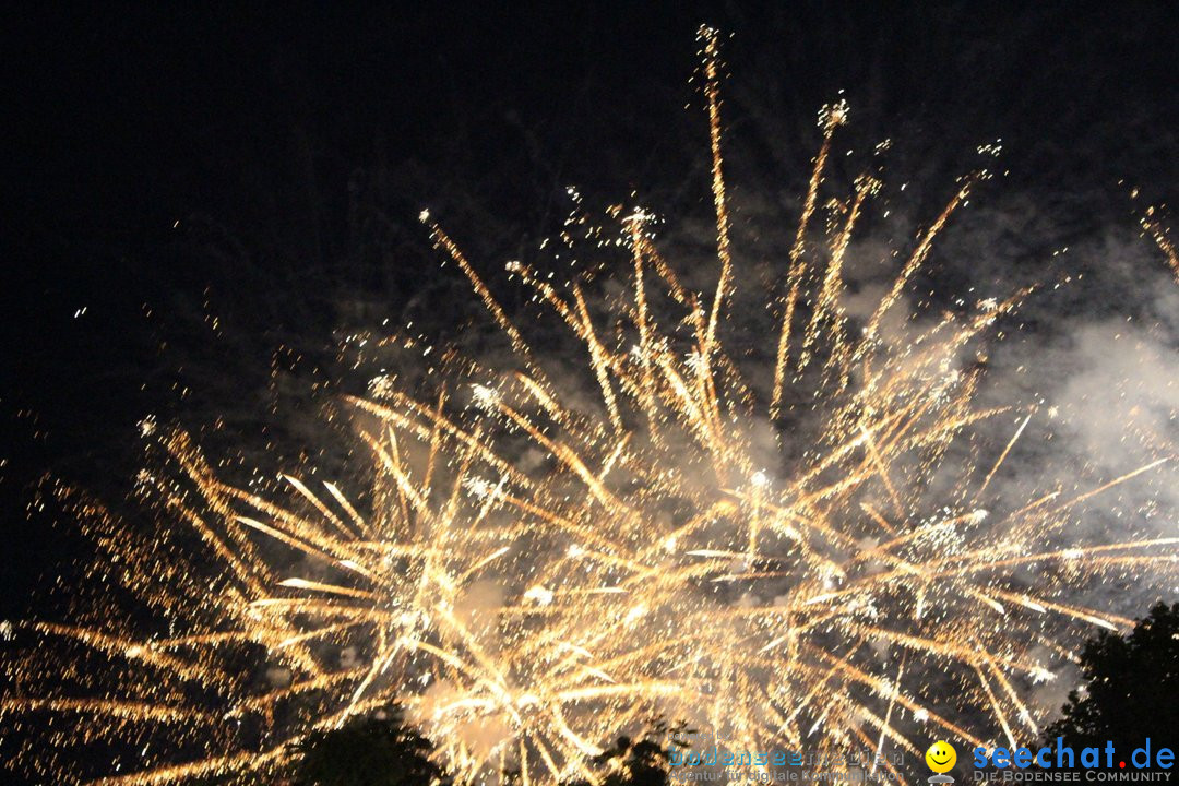 ZUERI FAESCHT mit Drohnen und Feuerwerk: Zuerich, 05.07.2019