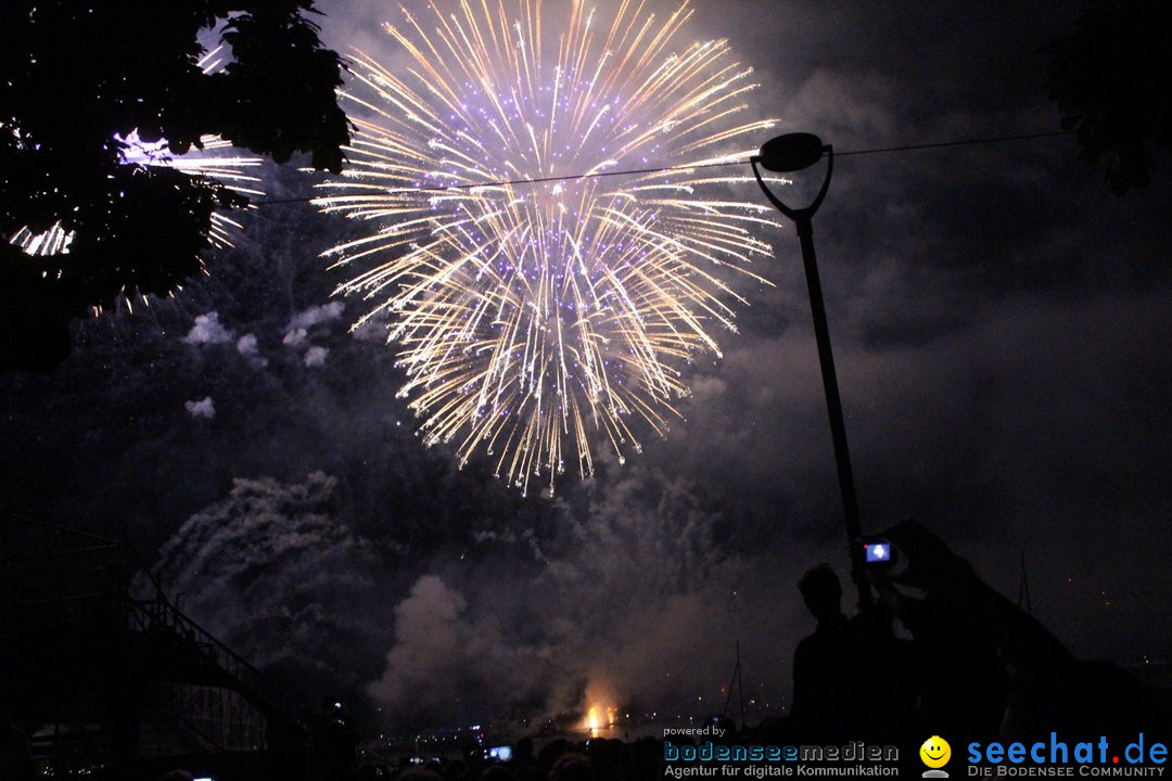 ZUERI FAESCHT mit Drohnen und Feuerwerk: Zuerich, 05.07.2019