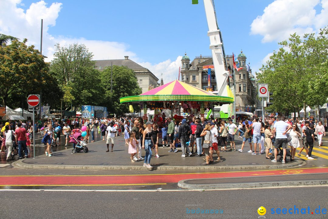 ZUERI FAESCHT 2019: Zuerich, 07.07.2019