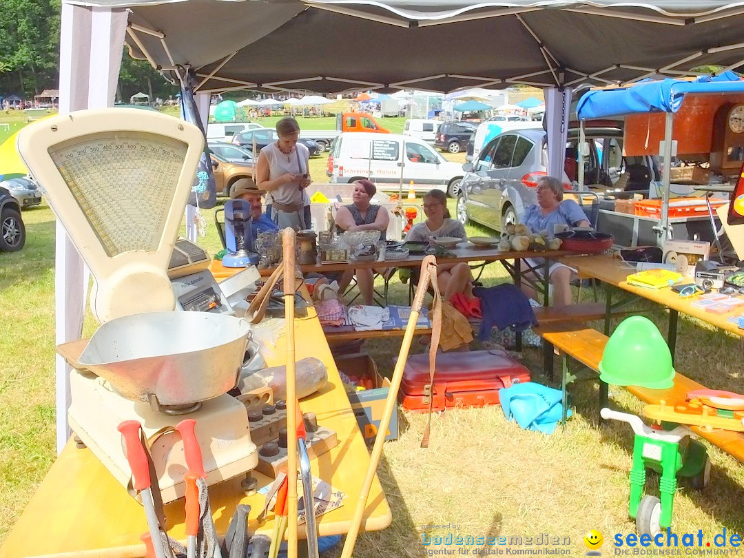 Waldflohmarkt: Mengen-Rosna, 07.07.2019