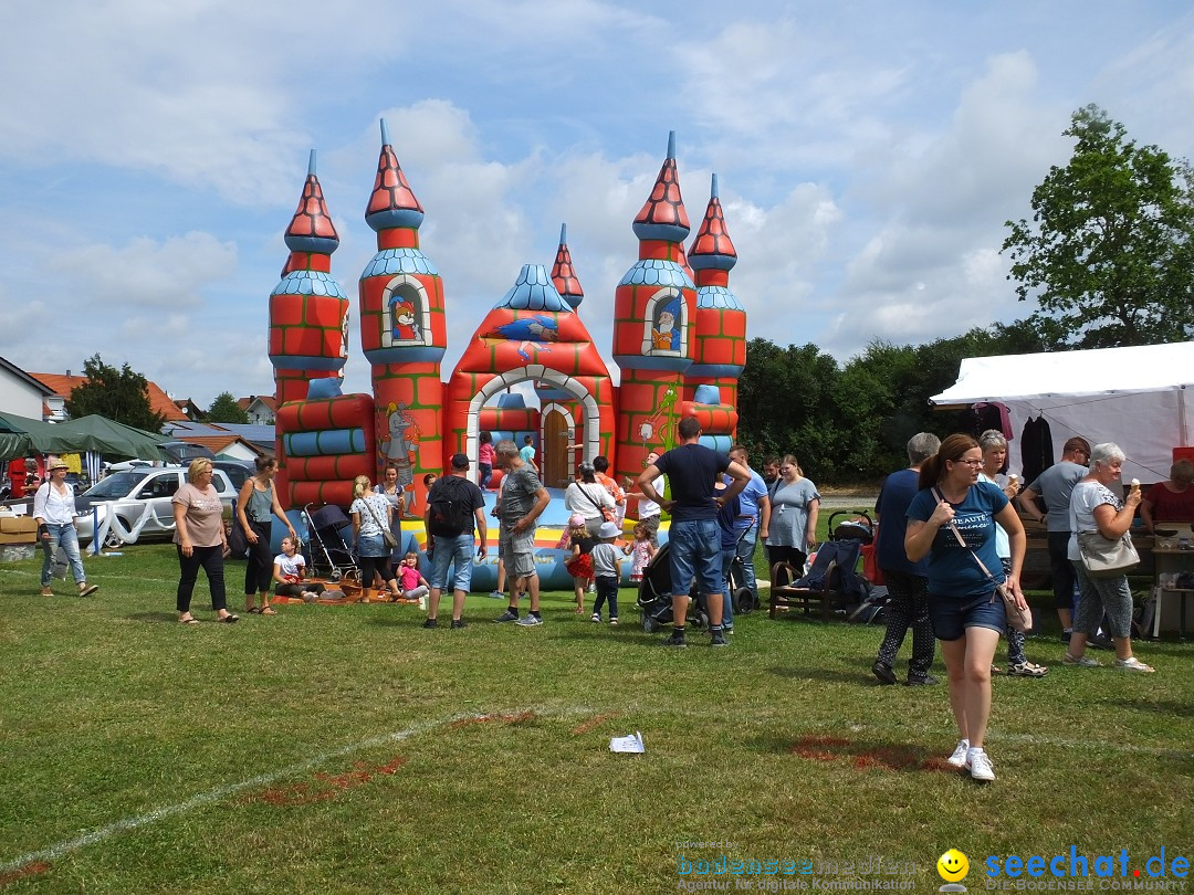 Flohmarkt in Oggelshausen, 27.07.2019