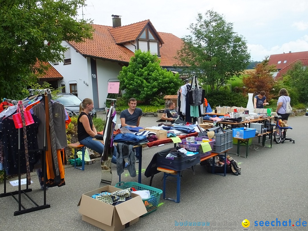Flohmarkt in Oggelshausen, 27.07.2019