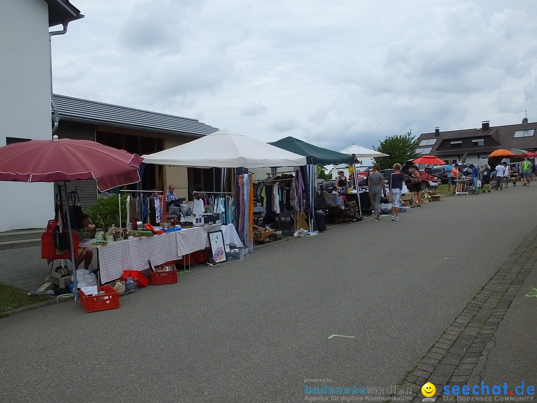 Flohmarkt in Oggelshausen, 27.07.2019