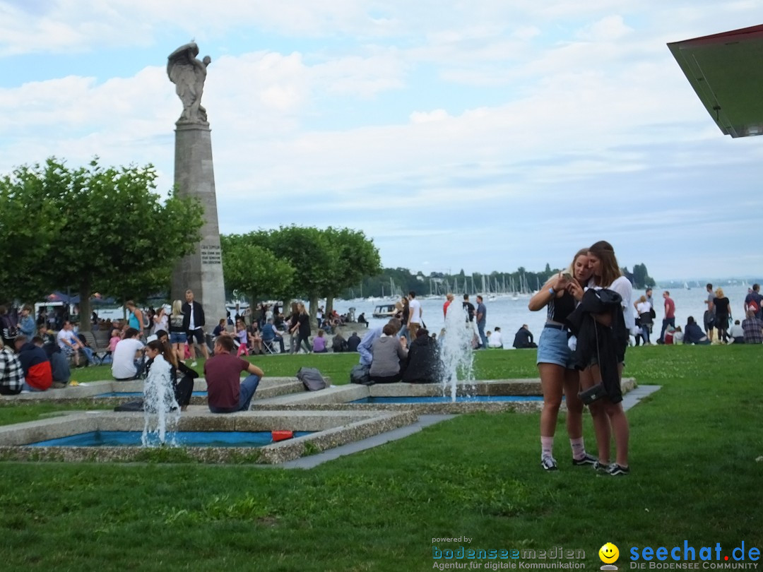 SEENACHTFEST mit Feuerwerk: Konstanz am Bodensee, 10.08.2019
