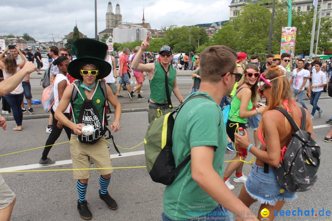 Streetparade 2019 - Colours Of Unity: Zuerich, 10.08.2019