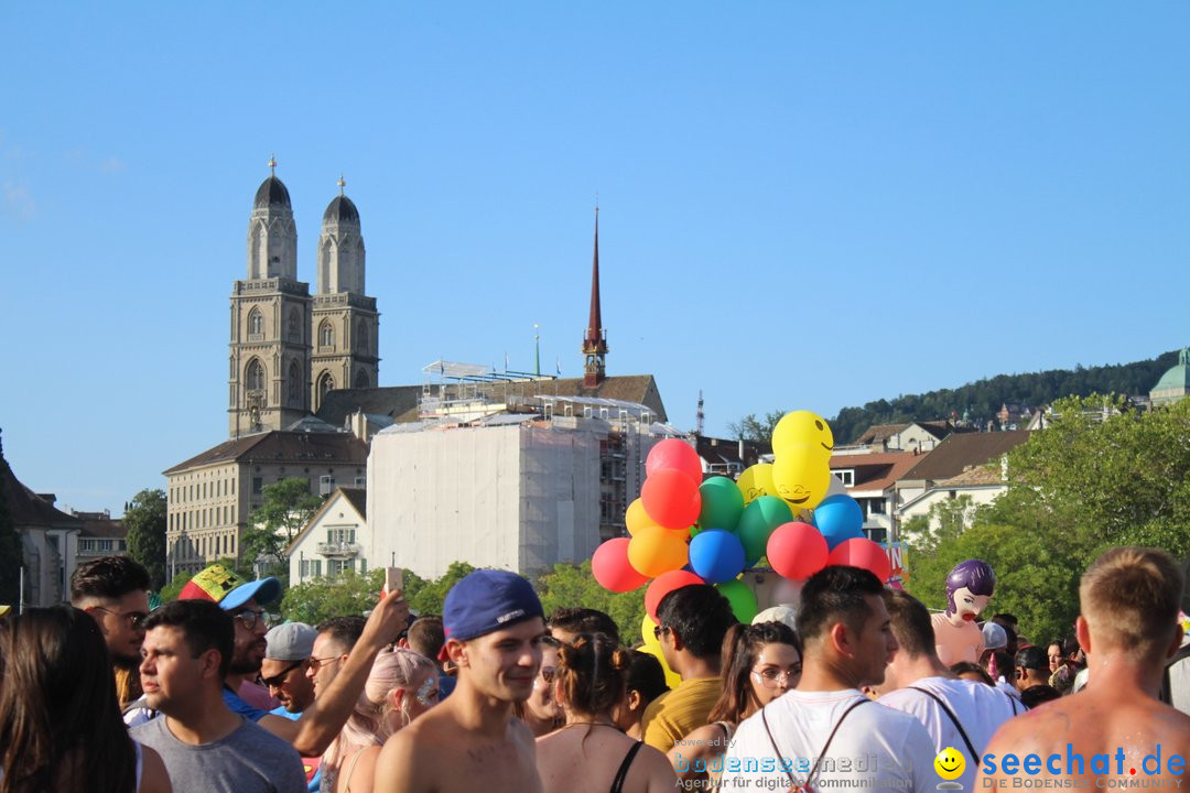 Streetparade 2019 - Colours Of Unity: Zuerich, 10.08.2019