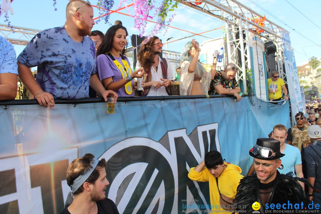 Streetparade 2019 - Colours Of Unity: Zuerich, 10.08.2019