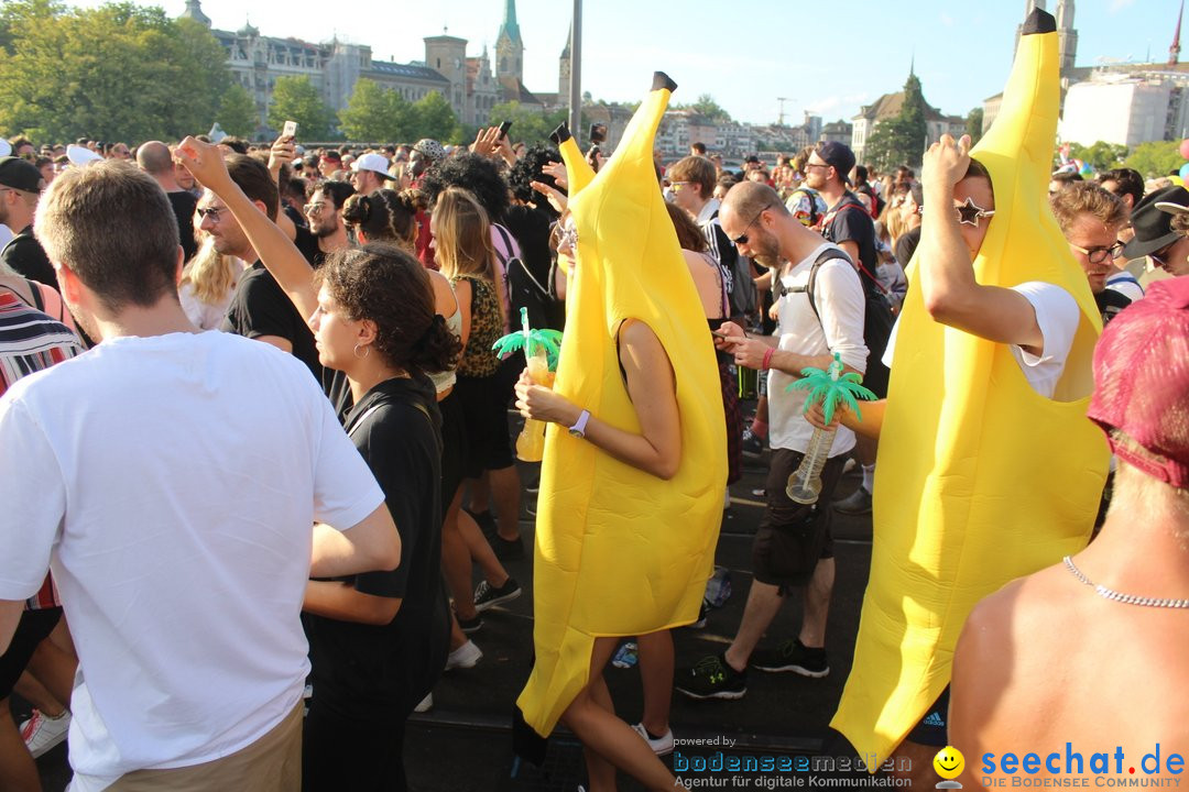 Streetparade 2019 - Colours Of Unity: Zuerich, 10.08.2019