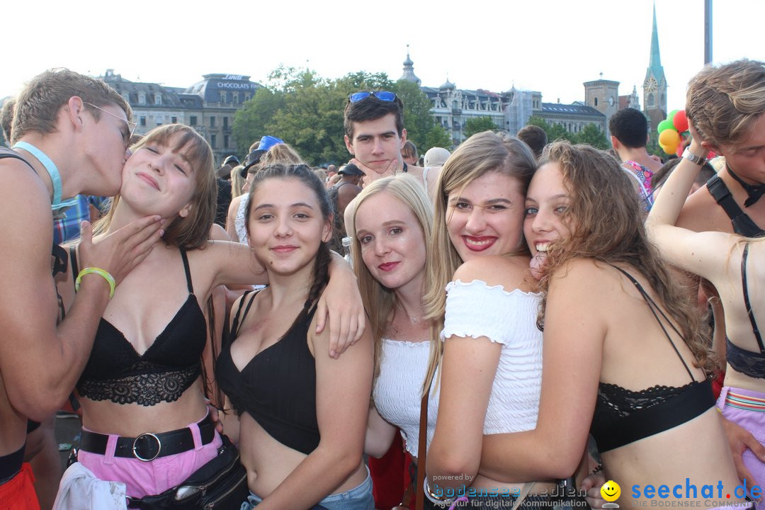 Streetparade 2019 - Colours Of Unity: Zuerich, 10.08.2019