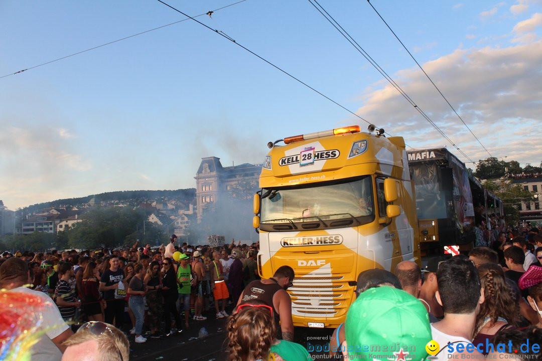 Streetparade 2019 - Colours Of Unity: Zuerich, 10.08.2019