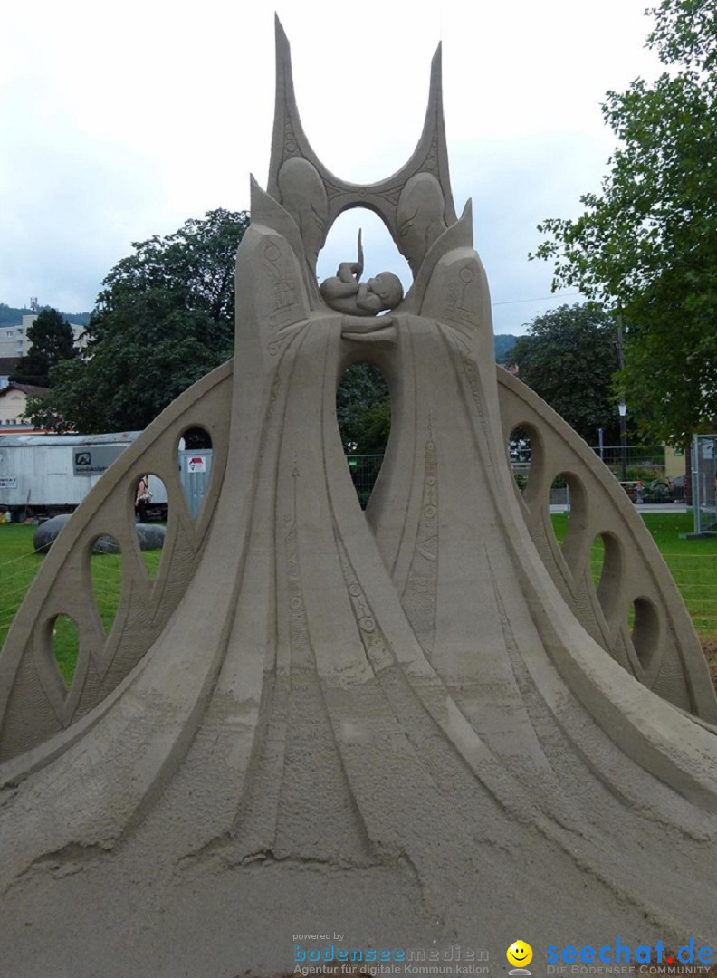 Sandskulpturenfestival: Rorschach am Bodensee, 18.08.2019