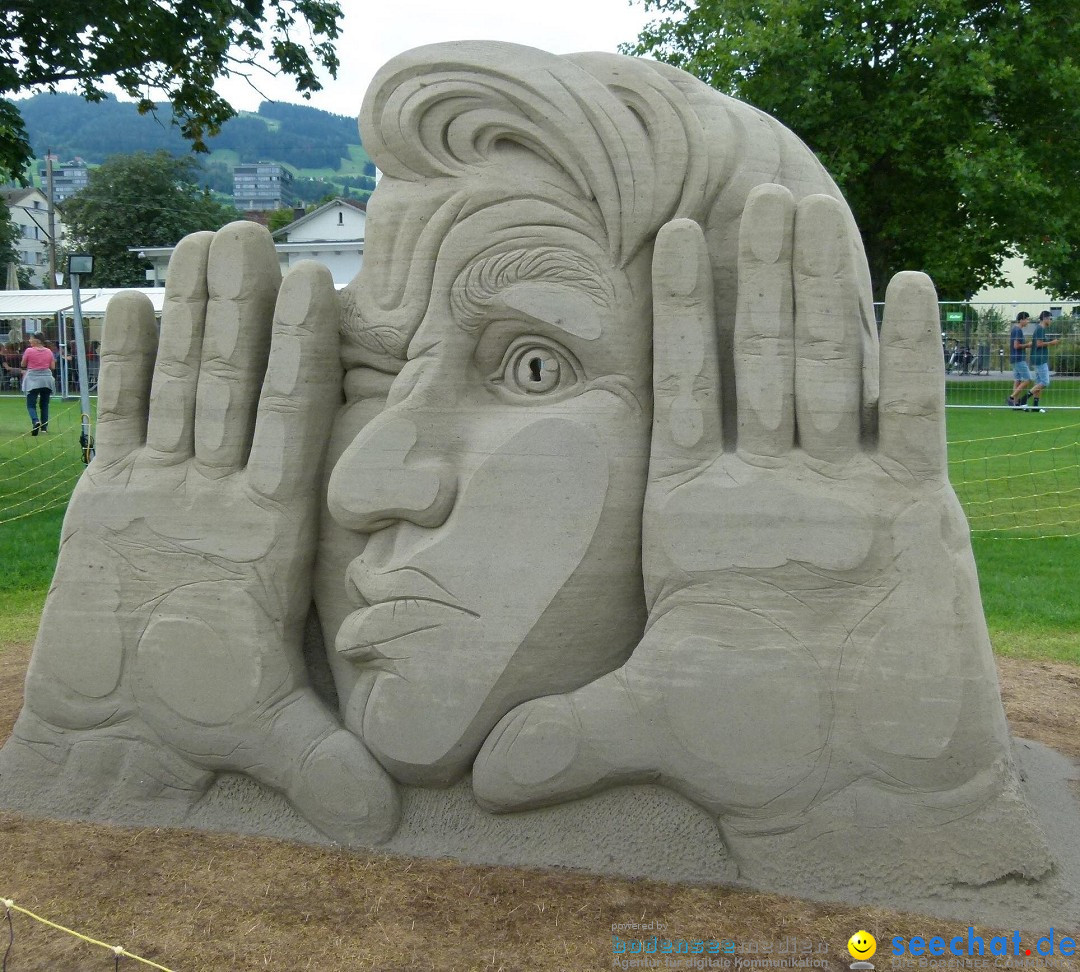 Sandskulpturenfestival: Rorschach am Bodensee, 18.08.2019