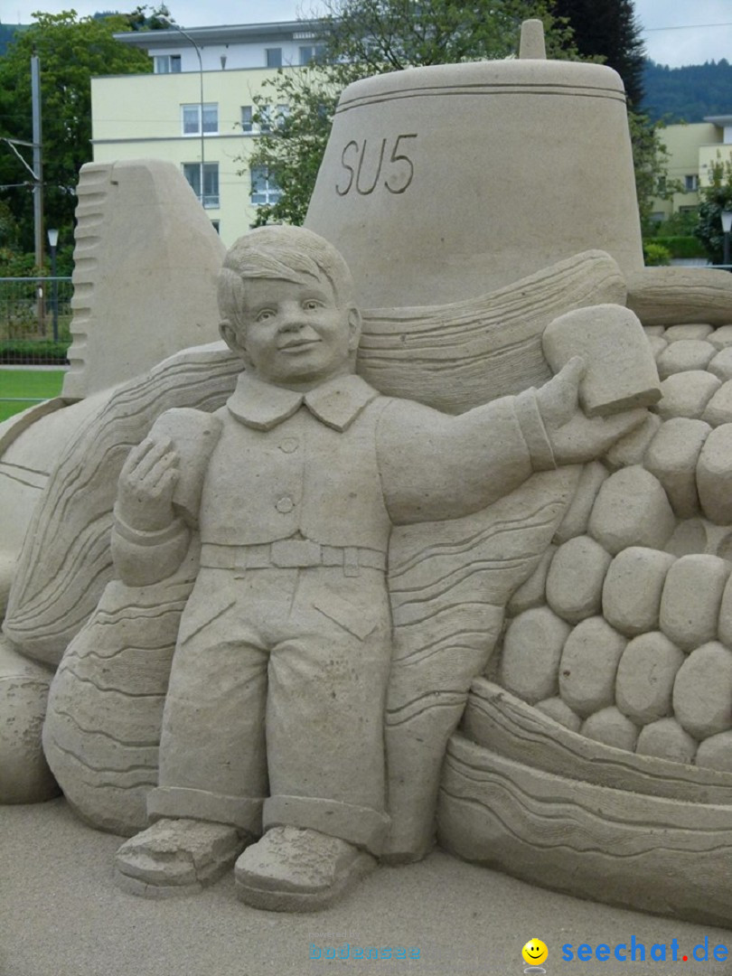 Sandskulpturenfestival: Rorschach am Bodensee, 18.08.2019
