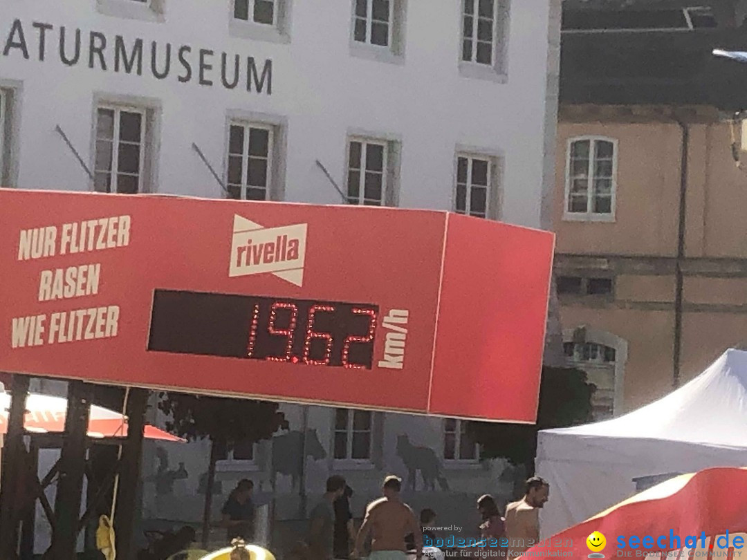 Slide my City - Wasserrutsche: Solothurn in der Schweiz, 18.08.2019