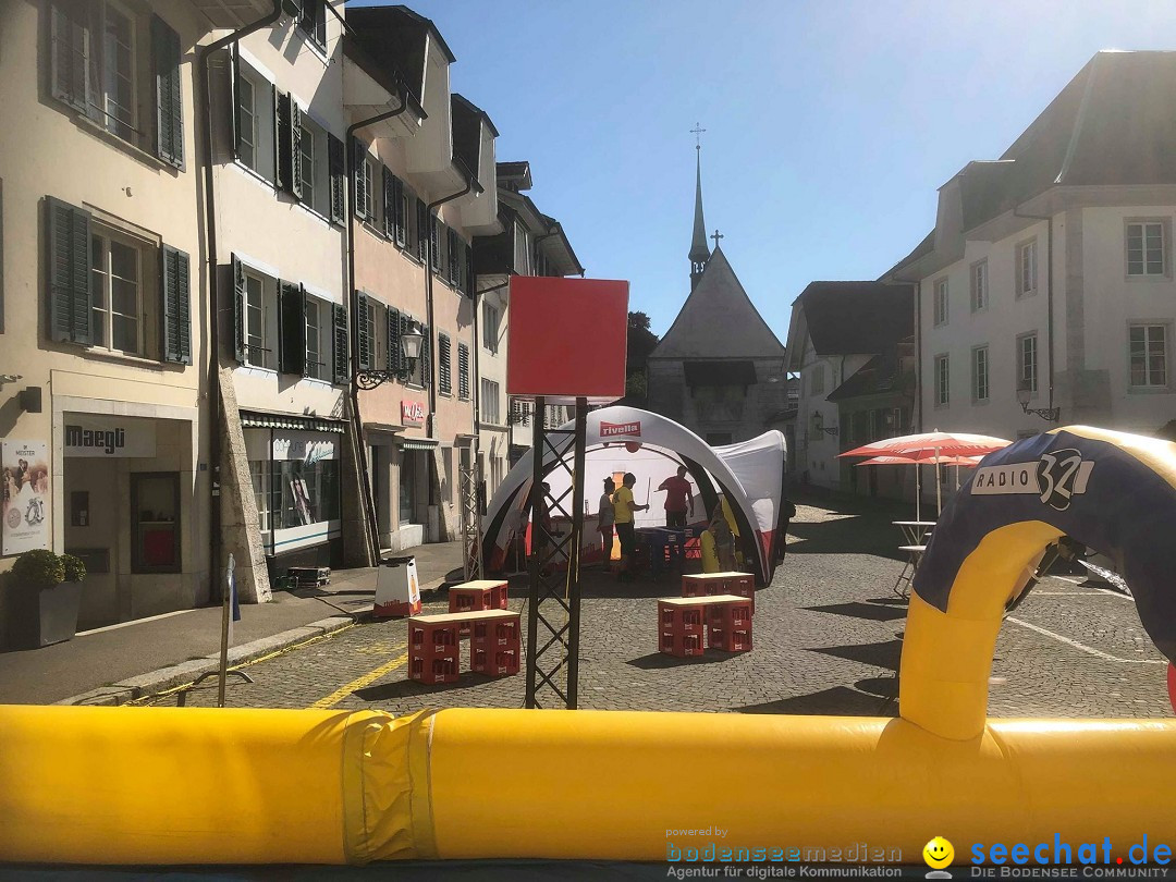 Slide my City - Wasserrutsche: Solothurn in der Schweiz, 18.08.2019