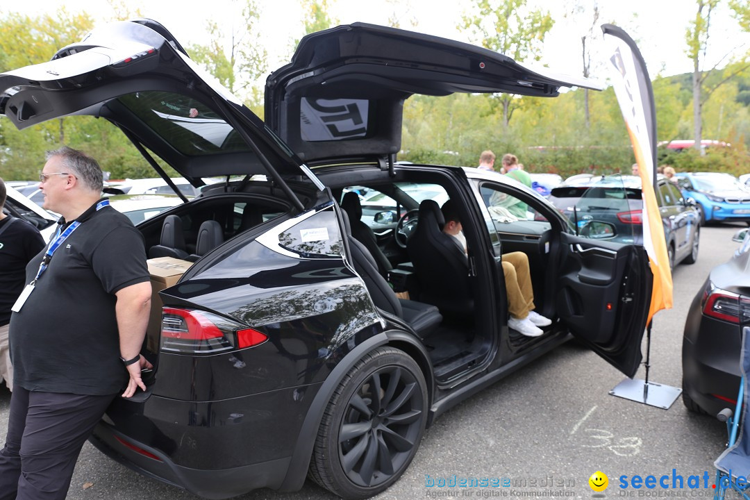 E-CANNONBALL: Die voll-elektrische Vergleichsfahrt: Mainau, 27.09.2019