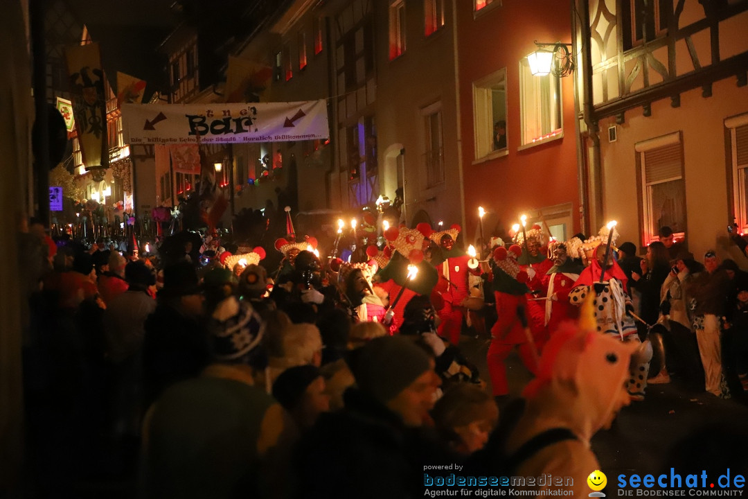 Narrentag des Viererbundes 2020: Nachtumzug in Ueberlingen, 25.01.2020