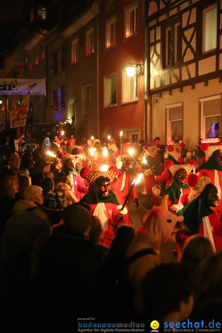 Narrentag des Viererbundes 2020: Nachtumzug in Ueberlingen, 25.01.2020