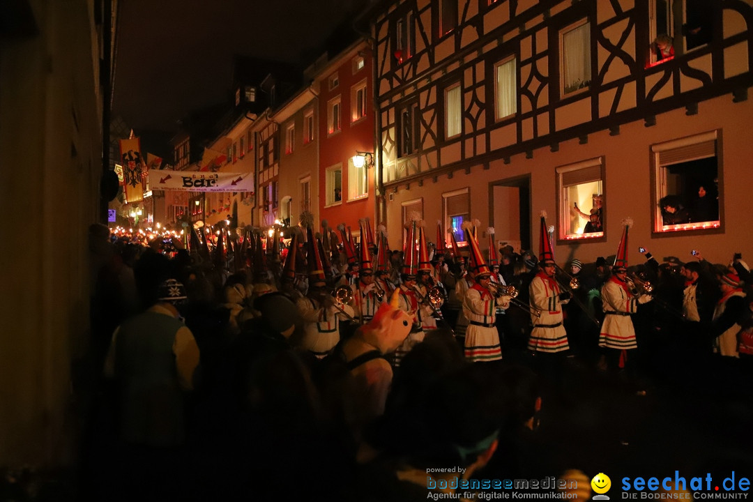 Narrentag des Viererbundes 2020: Nachtumzug in Ueberlingen, 25.01.2020