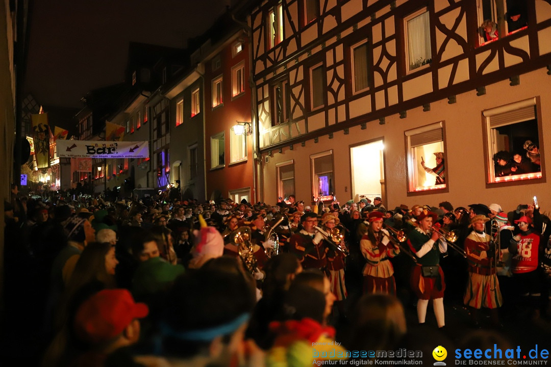 Narrentag des Viererbundes 2020: Nachtumzug in Ueberlingen, 25.01.2020
