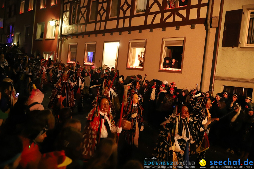 Narrentag des Viererbundes 2020: Nachtumzug in Ueberlingen, 25.01.2020