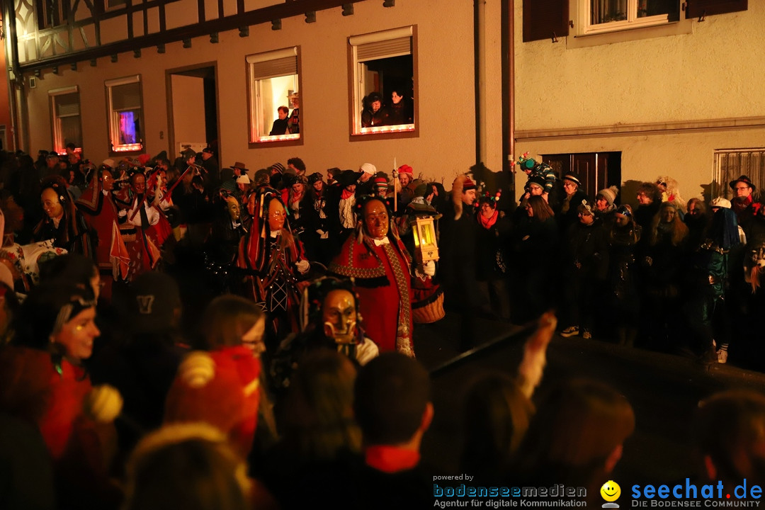 Narrentag des Viererbundes 2020: Nachtumzug in Ueberlingen, 25.01.2020